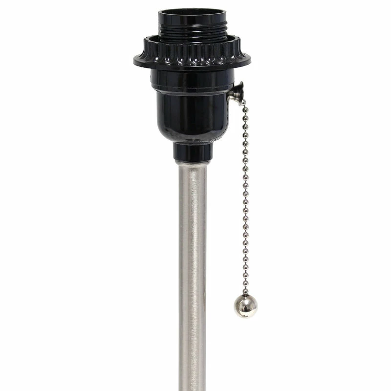 New โญ All The Rages Inc. Decorative Stick Lamp With USB Charging Port, Teal Fabric Shade - 2 Pack Set ๐ - Image 9