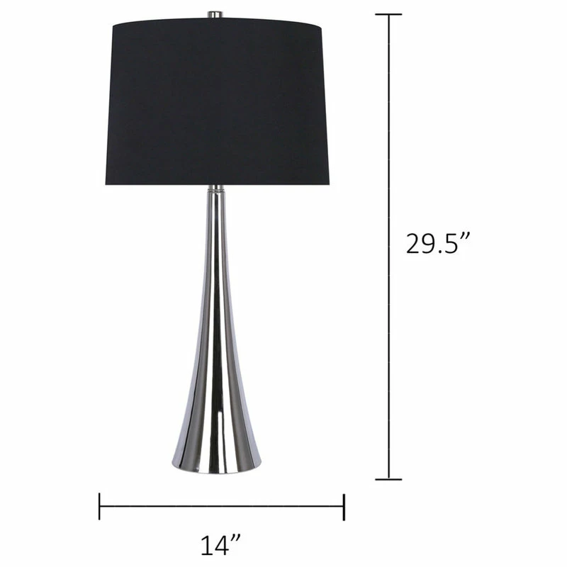 Best reviews of 🛒 LumiSource 29.5" Polished Nickel Mirrored Metal Table Lamp, Set Of 2 ✔️ - Image 5