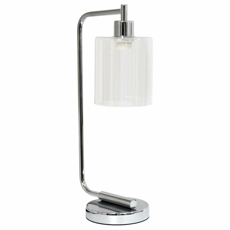 Best Pirce โจ Alltherages Simple Designs Bronson Antique Industrial Iron Lantern Desk Lamp, Chrome ๐
