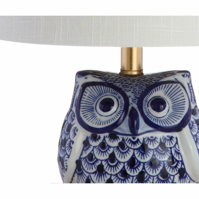Top 10 ๐ฅ JONATHAN Y Justina 16" Ceramic Mini Table Lamp, Blue And White, Set Of 2 ๐ - Image 6