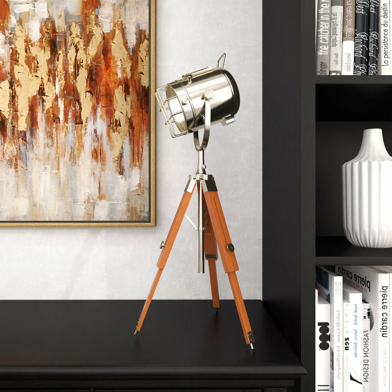 Brand new 🔔 Brimfield & May Brown Metal Industrial Desk Lamp, 30" X 13" X 13" ⭐ - Image 11