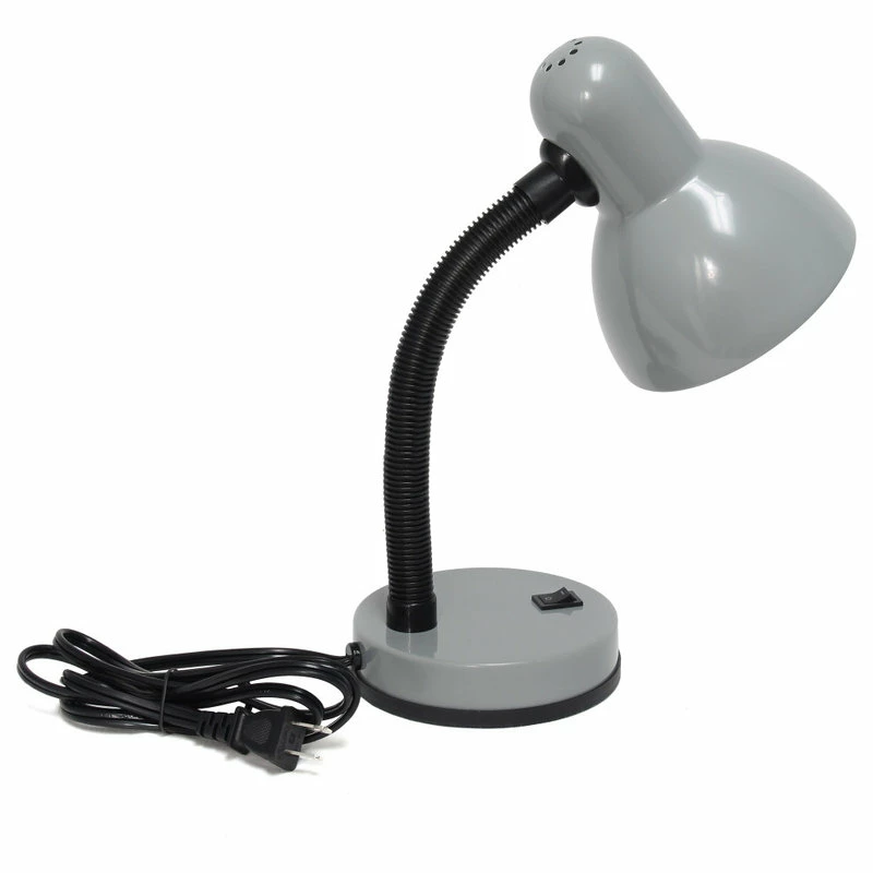Best deal ๐ฅฐ Simple Designs Basic Metal Desk Lamp With Flexible Hose Neck โจ - Image 4