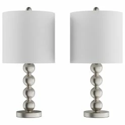 Coupon 🥰 Lavish Home Set Of 2 Contemporary Stacked Balls Table Lamps 🛒