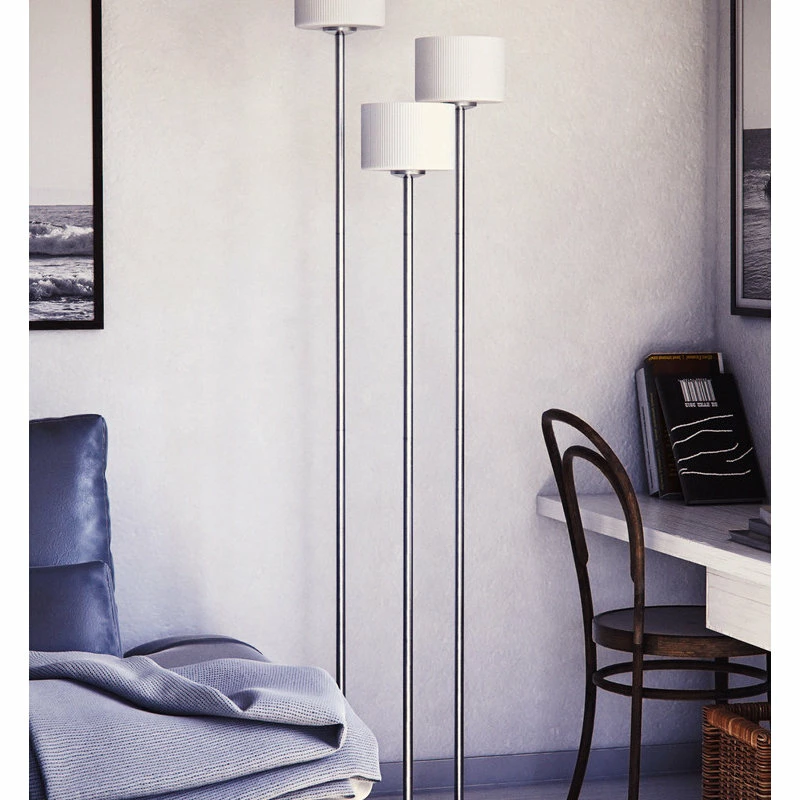 Deals โ๏ธ Kenroyhome.com Matrielle 3-Light Torchiere, Brushed Steel Finish ๐ - Image 3