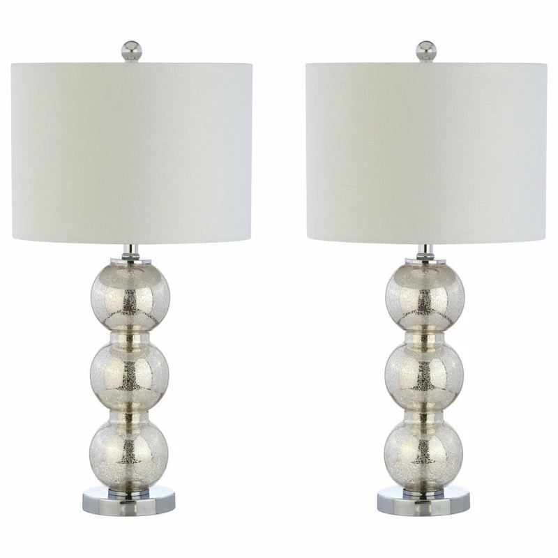 Best reviews of 😍 JONATHAN Y Bella 27" Glass Triple-Sphere Table Lamp, Set Of 2 ⭐ - Image 5