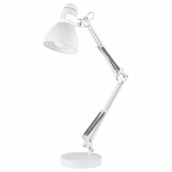 Best Sale ❤️ Globe Electric Architect 28" Matte White Swing Arm Desk Lamp 🔔
