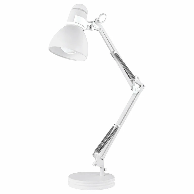 Best Sale โค๏ธ Globe Electric Architect 28" Matte White Swing Arm Desk Lamp ๐