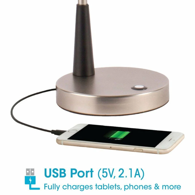 Discount 🥰 OttLite Technologies OttLite Wellness Series Adjust LED Desk Lamp, Matte Black 😀 - Image 4