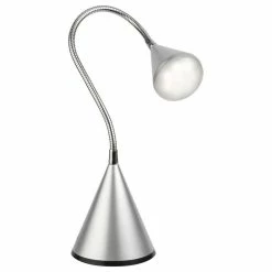 Promo βοΈ OttLite Technologies OttLite LED Cone Lamp With Base, Silver π