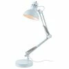Discount 👍 Globe Electric 28" Matte Light Blue Spring Balanced Arm Desk Lamp With Interchangeable Base 🎉