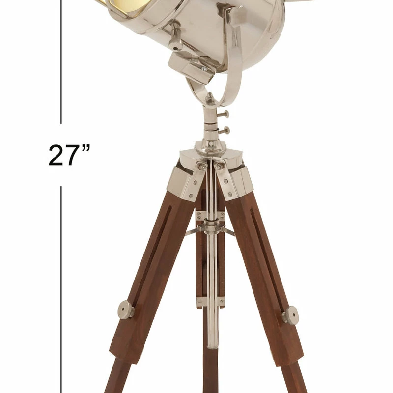 Brand new 🔔 Brimfield & May Brown Metal Industrial Desk Lamp, 30" X 13" X 13" ⭐ - Image 4