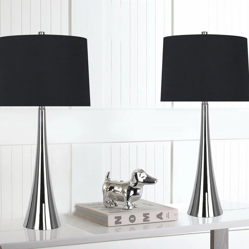 Best reviews of 🛒 LumiSource 29.5" Polished Nickel Mirrored Metal Table Lamp, Set Of 2 ✔️ - Image 3