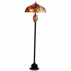 Outlet π₯° CHLOE Lighting, Inc. Liaison 3-Light Victorian Double Lit Floor Lamp π