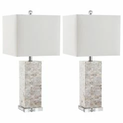Wholesale 🥰 Safavieh Homer Shell Table Lamps, 26"H, Set Of 2 ✨