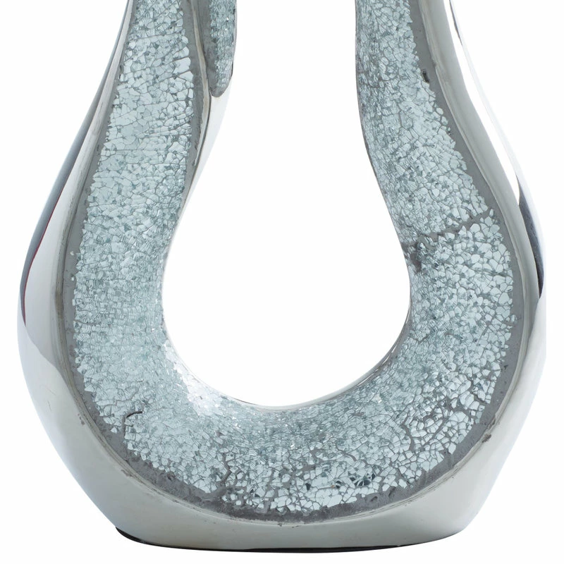 Brand new ๐งจ Brimfield & May Set Of 2 Silver Stoneware Glam Table Lamp 93682 ๐ - Image 6