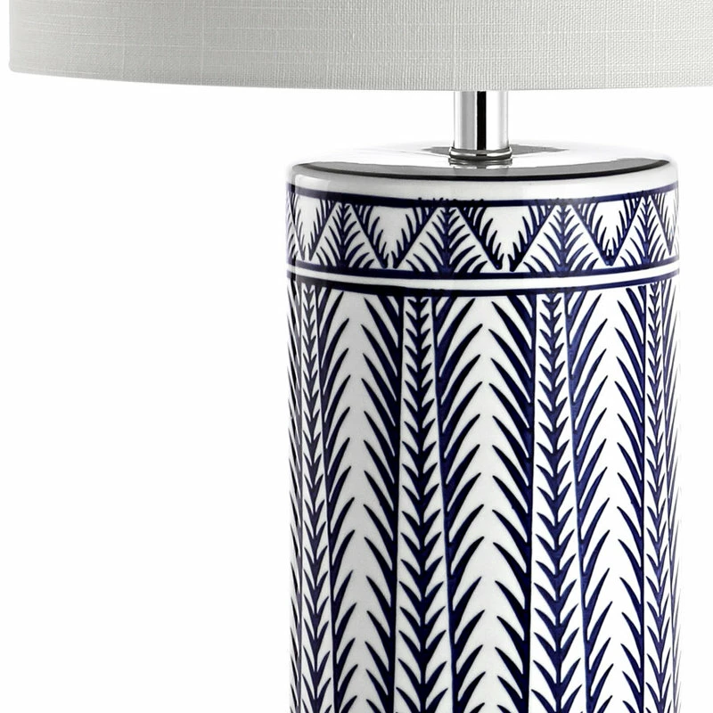 Deals ๐ JONATHAN Y Sulka 27" Ceramic USB Charging LED Table Lamps, Set Of 2, Navy ๐ - Image 5