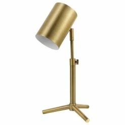Coupon 🥰 Globe Electric Pratt 18" Matte Brass Desk Lamp 👏