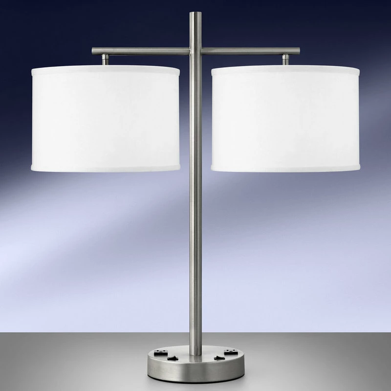 Cheap ✔️ Medallion Lighting Twin-Light Double Nightstand Lamp, Set Of 2 🔔 - Image 2