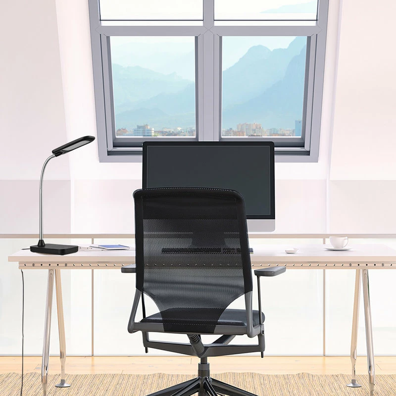 Budget π Globe Electric Black And Chrome Integrated LED Desk Lamp, Black π₯° - Image 4