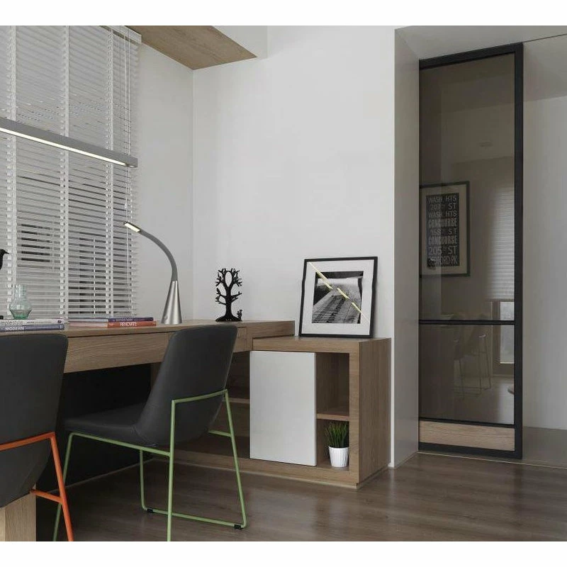 Best deal 🎉 Elegant Furniture & Lighting Illumen Collection 1-Light Metallic Gray Finish LED Desk Lamp 🎉 - Image 5