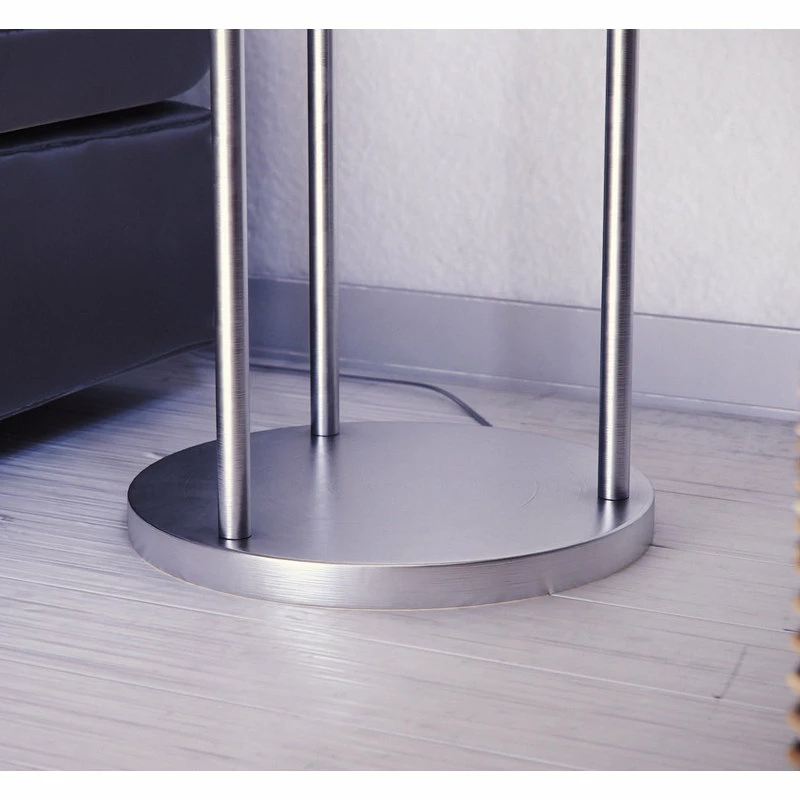 Deals โ๏ธ Kenroyhome.com Matrielle 3-Light Torchiere, Brushed Steel Finish ๐ - Image 5