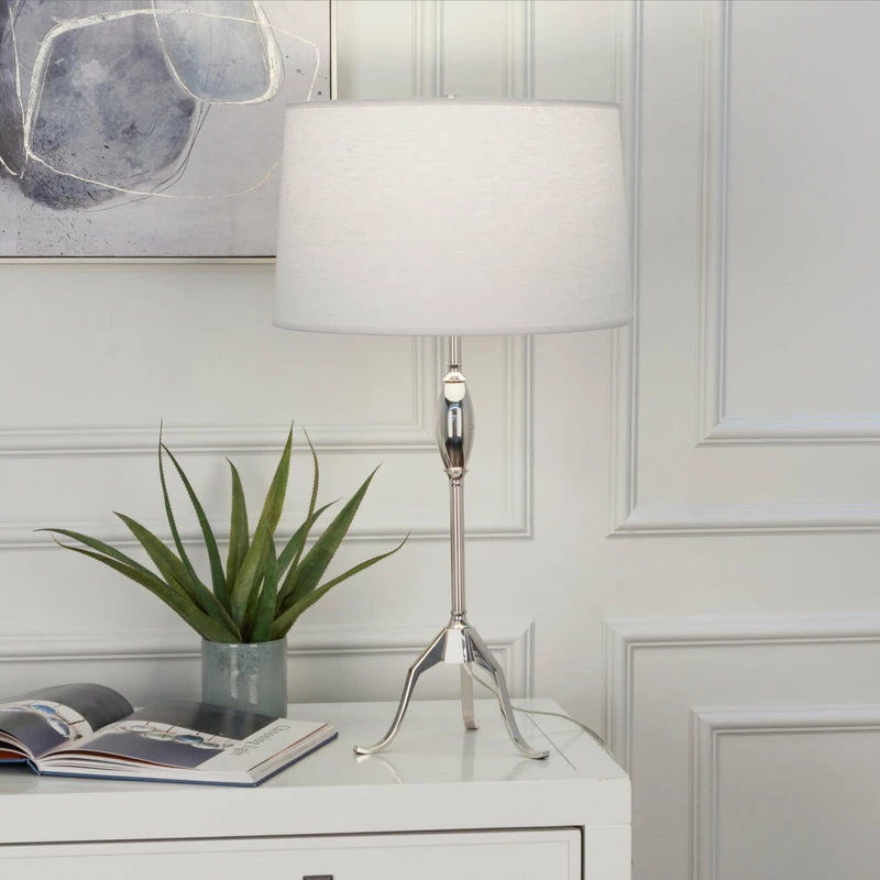Hot Sale π₯ Robert Abbey, Inc. Robert Abbey Grace Table Lamp, Polished Nickel π - Image 3
