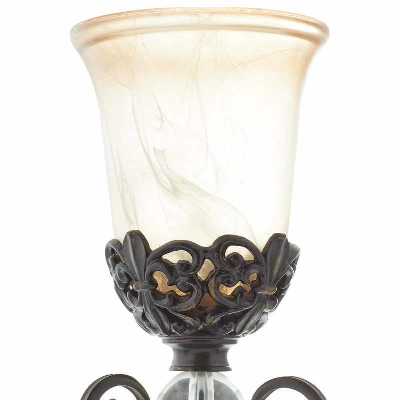 Best Pirce ๐ Brimfield & May Set Of 2 Brown Metal Tuscan Uplight 97328 โ - Image 8