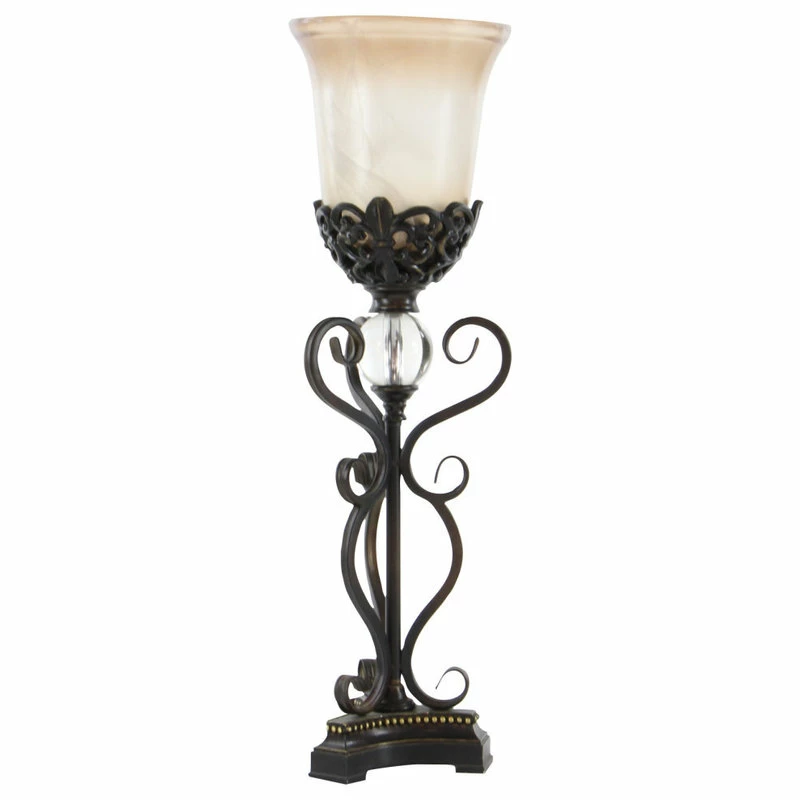 Best Pirce ๐ Brimfield & May Set Of 2 Brown Metal Tuscan Uplight 97328 โ - Image 6