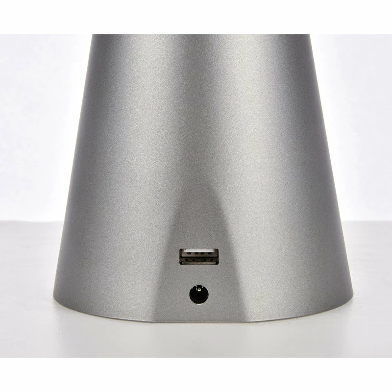 Best deal 🎉 Elegant Furniture & Lighting Illumen Collection 1-Light Metallic Gray Finish LED Desk Lamp 🎉 - Image 4