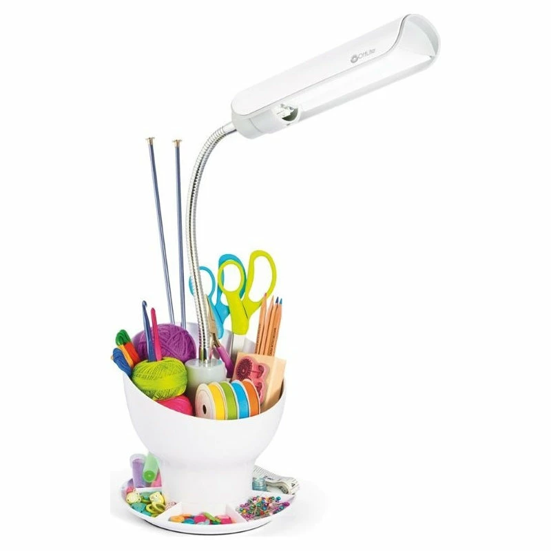 Discount ๐ OttLite Technologies 13W Craft Space Organizer Lamp, White ๐