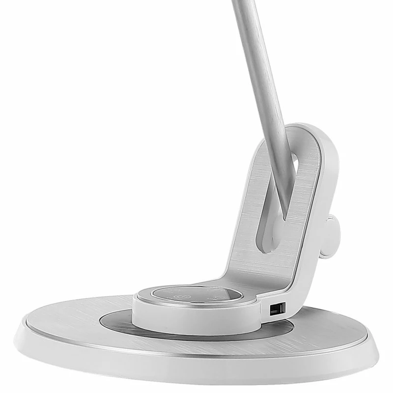 Coupon 🌟 JONATHAN Y Dixon 18.5" Aluminum Adjustable Dimmable USB Chargning LED Task Lamp, Sliver 👏 - Image 8