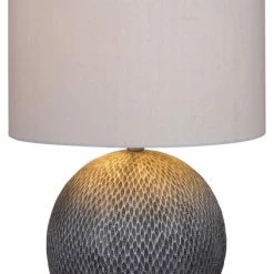 Best Sale 😉 Fangio Lighting's 23.5" Resin Table Lamp, Silver Finish ✨