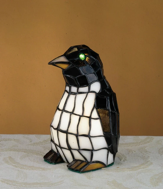 Hot Sale ⭐ Meyda Tiffany 18470 Penguin Stained Glass / Tiffany Specialty - Tiffany Glass ⭐