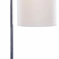 Best Pirce ⭐ Fangio Lighting 26" Tech-Friendly Metal Table Lamp In Chrome Fishich With 2 Convenience Outlets 🎁