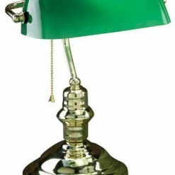Promo 😍 Lite Source Inc. Lite Source Banker Desk Lamp, Polished Brass 👍