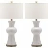 Best reviews of ⭐ Safavieh Lola Column Lamps, Set Of 2, White ✨