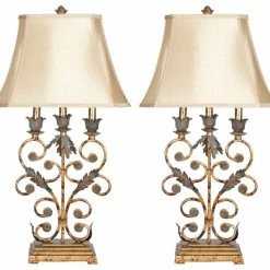 Top 10 👏 Safavieh Lucia 32.5" Table Lamps, Set Of 2 🤩