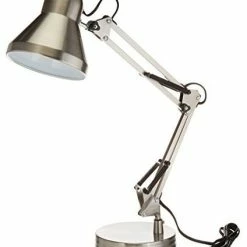 New ❤️ Boston Harbor Wk-618E-3L Swing Arm Lamp Holder For Desk Lamp, Brushed Nickel ❤️