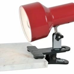 Cheapest 🔔 Lite Source Inc. Lite Source LS-114 Clip-On II 1 Light Clamp On Lamp - Red 🎁
