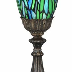 Best deal ✨ Dale Tiffany Springdale 15.5"H Meadowbrook Uplight Tiffany Accent Lamp 🎉