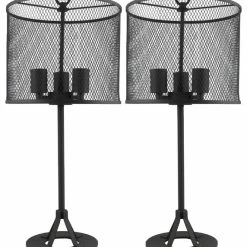 Hot Sale 🎁 Urbanest Pullman Industrial Table Lamps, Charcoal Grey, Set Of 2 💯