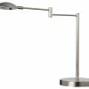 Best Sale 🎁 ORE International 15.75" Tall "Luna" Swing Arm Led Desk Lamp KTL-1057AST 💯