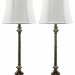 Cheap 💯 Safavieh Rimini Console Table Lamps, 33.5" High, Set Of 2 ⌛
